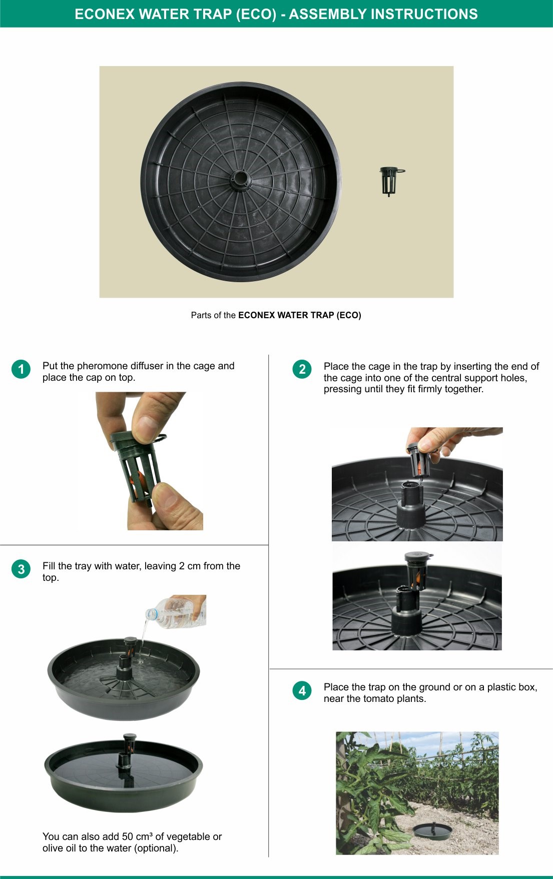 ECONEX WATER TRAP (ECO) - ASSEMBLY DIAGRAM